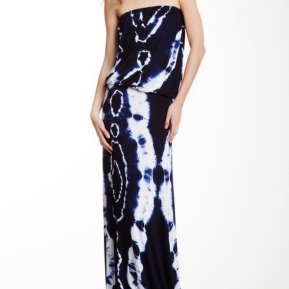 YFB Young Fabulous & Broke Maxi Dress Tie Dye sz S - Picture 1 of 8